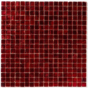 Kristallmosaik Arredo Exclusive Stone San Marco Röd 1,5x1,5 cm