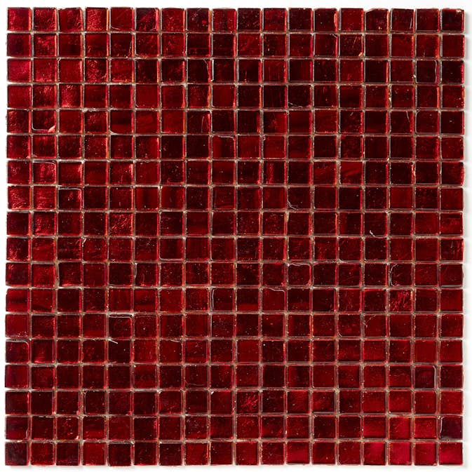 Kristallmosaik Arredo Exclusive Stone San Marco Röd 1,5x1,5 cm