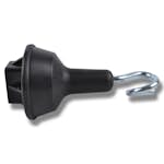 Toppisolator Swedguard + till Fjäderstålstolpe