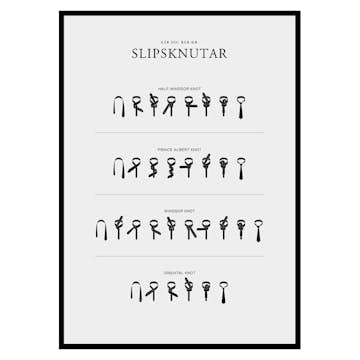 Poster Gallerix Slipsknutar