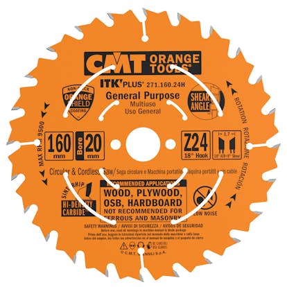 Sågklinga CMT Orange Tools ITK-Plus klyv/kap