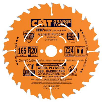 Sågklinga CMT Orange Tools ITK-Plus klyv/kap