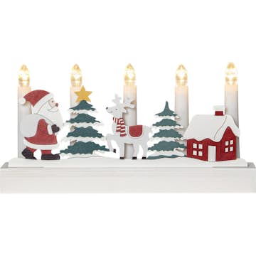 Adventsljusstake Star Trading Billy BO 5-Armad Batteridriven