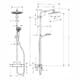 Takduschset Hansgrohe Crometta S 240 1jet Showerpipe