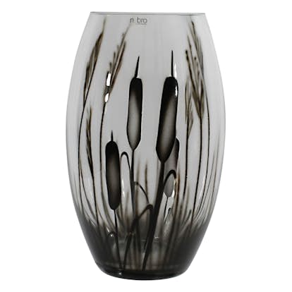 Vas Nybro Crystal Kaveldun Konvex 20 cm