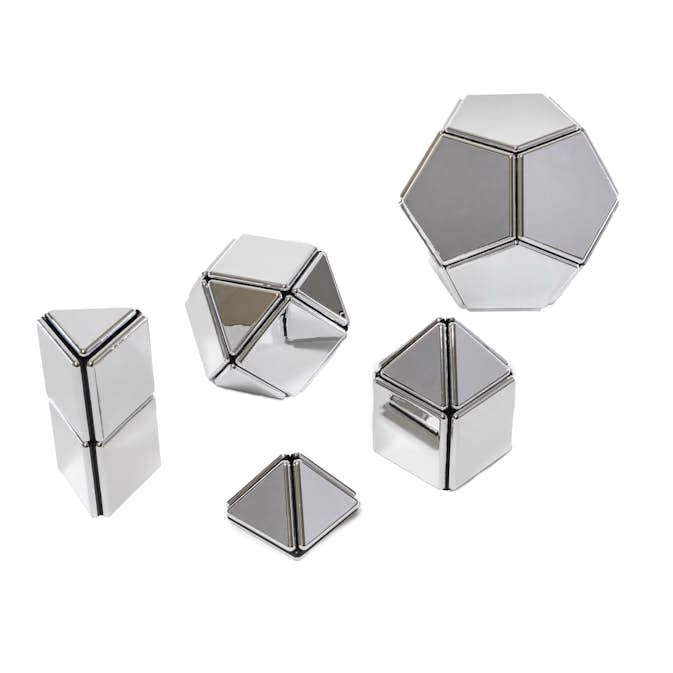 Polydron ABA Skol Magnetiska spegelformer 48 delar