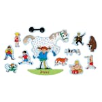 Stapelleksak Pippi Långstrump Balanslek Trä 12 Delar