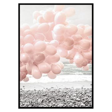 Poster Gallerix Pink Balloons No2