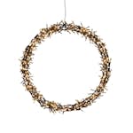 Krans Gnosjö Konstsmide Svart Metall 50 cm LED Amber