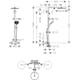 Takduschset Hansgrohe Raindance Select S Showerpipe 240 1jet PowderRain 150 cc