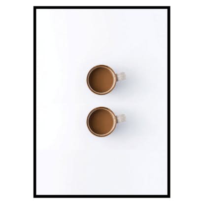 Poster Gallerix Two Cups Of Coffee