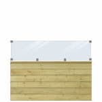 Profilstaket PLUS Klink Med Glas 174 x 125 cm
