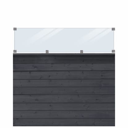 Profilstaket PLUS Klink Med Glas 174 x 163 cm