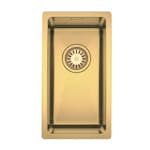 Diskho DecoSteel DI-ART GOLD 20 Enkel med Korgventil & Vattenlås