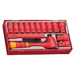 Hylsnyckelsats Teng Tools med 3/8 Tum Fäste TTV3814 1000 V 14-Delar