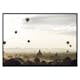 Poster Gallerix Air Balloons Over Tempel