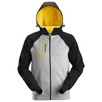 Hoodie Snickers Workwear Logo hel zip