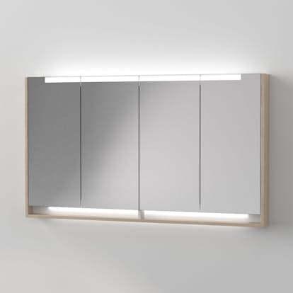 Spegelskåp DuoBad Gripen 130 med LED