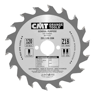 Sågklinga CMT Orange Tools Kapning/Klyvning