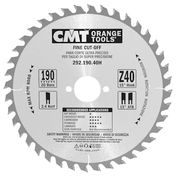Cirkelsågklinga CMT Orange Tools W