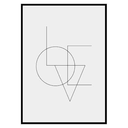 Poster Gallerix Love Typo