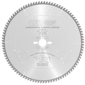 Sågklinga CMT Orange Tools NE NEG Alu/laminat