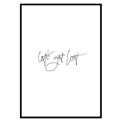 Poster Gallerix Let's Get Lost