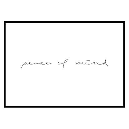 Poster Gallerix Peace of mind