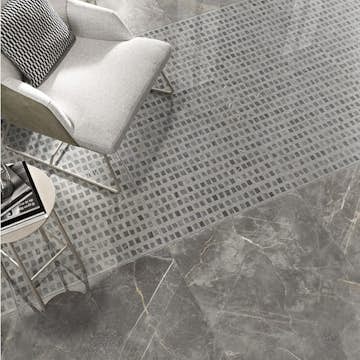 Klinker Fioranese Marmorea Grigio Grå Imperiale L/R 60x60 cm