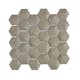 Kakel Natucer Ceramica Natural Hex Grå 3D 6x7 cm