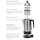 Perkolator Champion C3 Design Borstat Rostfritt Stål 6kp