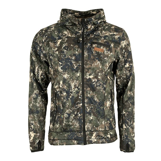 Fleecejacka Woodline med huva Optima-2