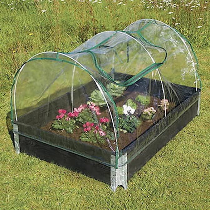 Drivbänk Ryom, Drivhus för Förgroning & Köksträdgårdar, PVC-Duk & Glasfiberstavar