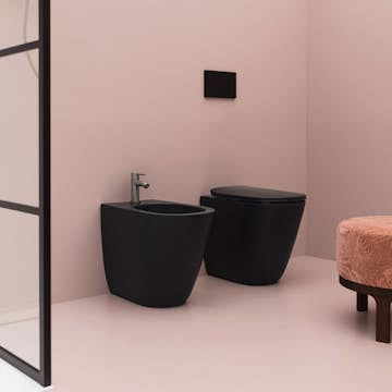 Bidé Lavabo Glomp Golvstående BTW