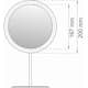 Sminkspegel Habo LED Polerad