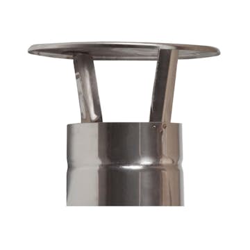 Anslutningsrör Narvi Regnhatt 122mm