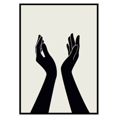 Poster Gallerix Abstract Hands