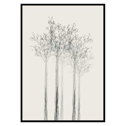 Poster Gallerix Sketched Trees