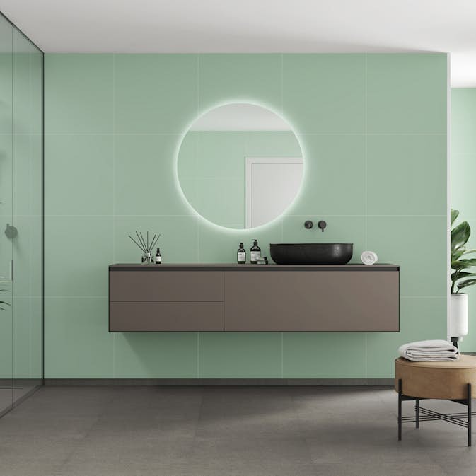 Våtrumsskiva Fibo 3085-M6060 EM Light Green 10x620x2400 mm