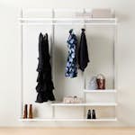 Garderobslösning Elfa Decor+ Enkel med Hyllor