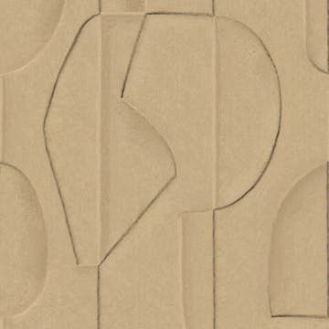 Fototapet Eijffinger Artifact väggbild Sculpted Clay Sand 312481