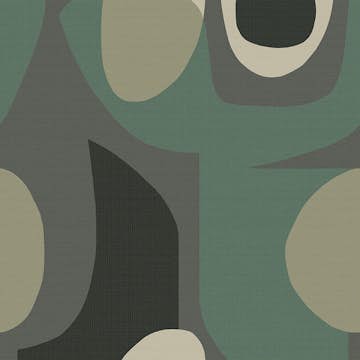 Fototapet Eijffinger Artifact väggbild Chunky Art Green 312483