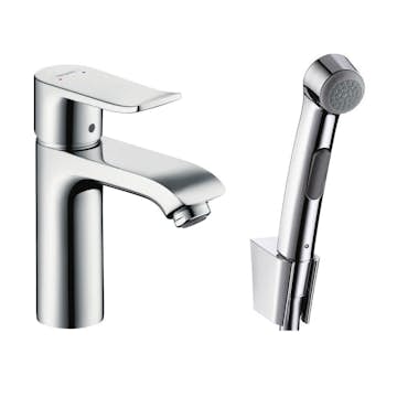 Tvättställsblandare Hansgrohe Metris 110 med Bidette