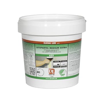 Lättspackel Danalim Medium 623 Extra Dana Thinner & Förtunning 1 Liter