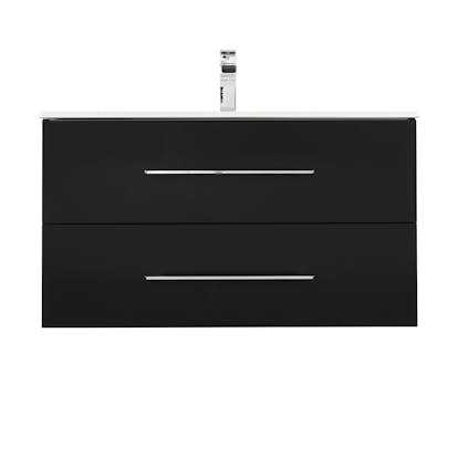 Tvättställsskåp Arredo Spirit Svart