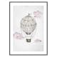 Poster Gallerix Watercolor Hot Air Balloon