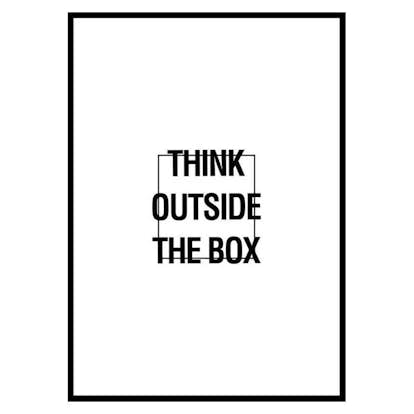 Poster Gallerix Think Outside