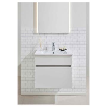 Tvättställsskåp Noro Nova Vit Med Tvättställ