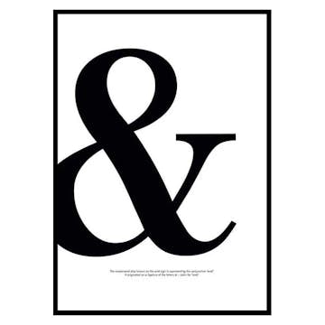 Poster Gallerix Ampersand