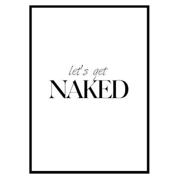 Poster Gallerix Lets Get Naked